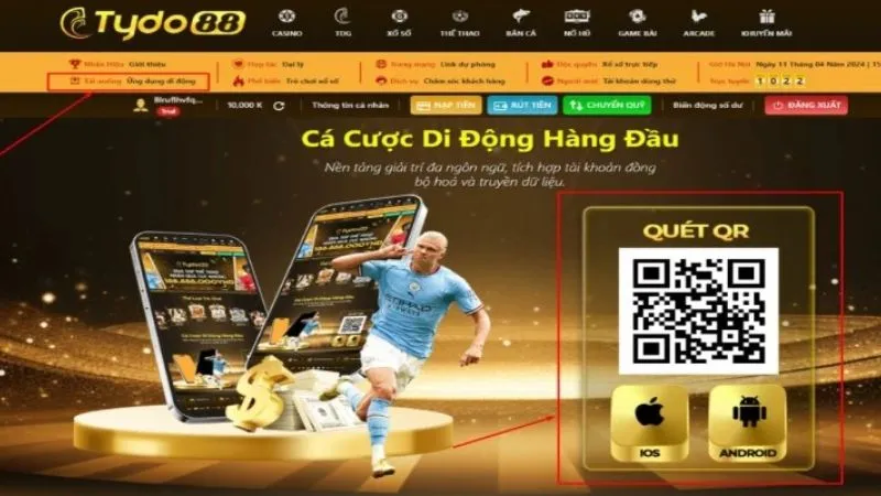 Hướng dẫn tải app Tydo88 trên các thiết bị